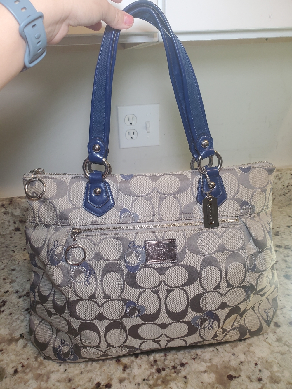 Coach Poppy Signature Tote